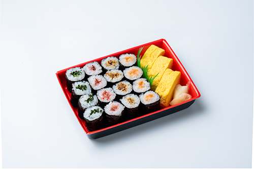 4種の細巻き・だし巻弁当