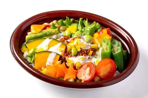 野菜カラフルSOYタコライス！