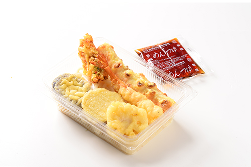 ６種天ぷらのうどん弁当