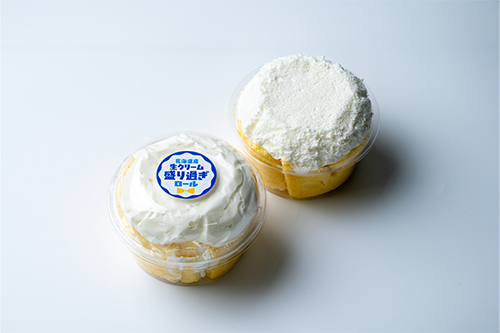 北海道産生クリーム盛り過ぎロール