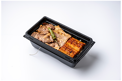 【温まるJET CHEF】特選築地の鰻と２種のカルビ重