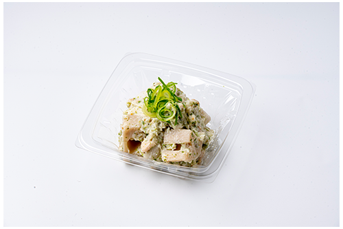 里芋とれんこんの青海苔塩ポテトサラダ