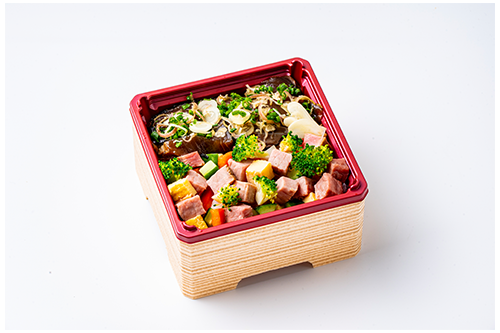 藁焼き鰹と土佐あかうし彩り二色ちらし寿司